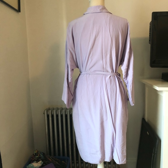 LINA RENNELL BEKLINA Lavender wrap robe One size - Picture 2 of 5
